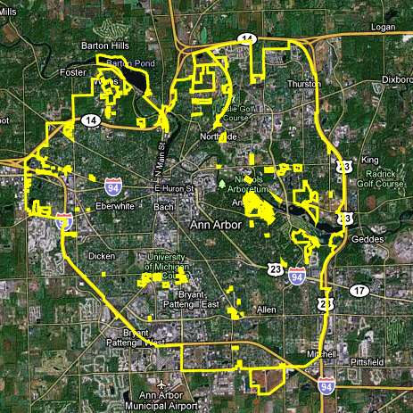 New Data Set From City Shows Free Digital Maps Of Ann Arbor And new-data-set-from-city-shows-free-digital-maps-of-ann-arbor-and